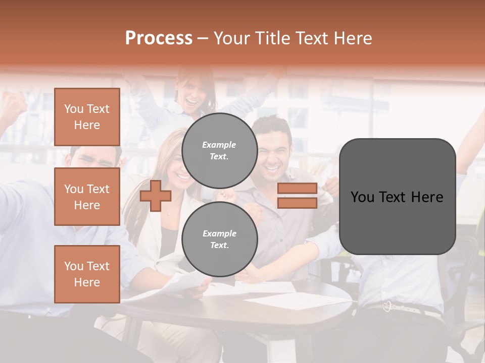 Businesspeople Adults Coworkers PowerPoint Template