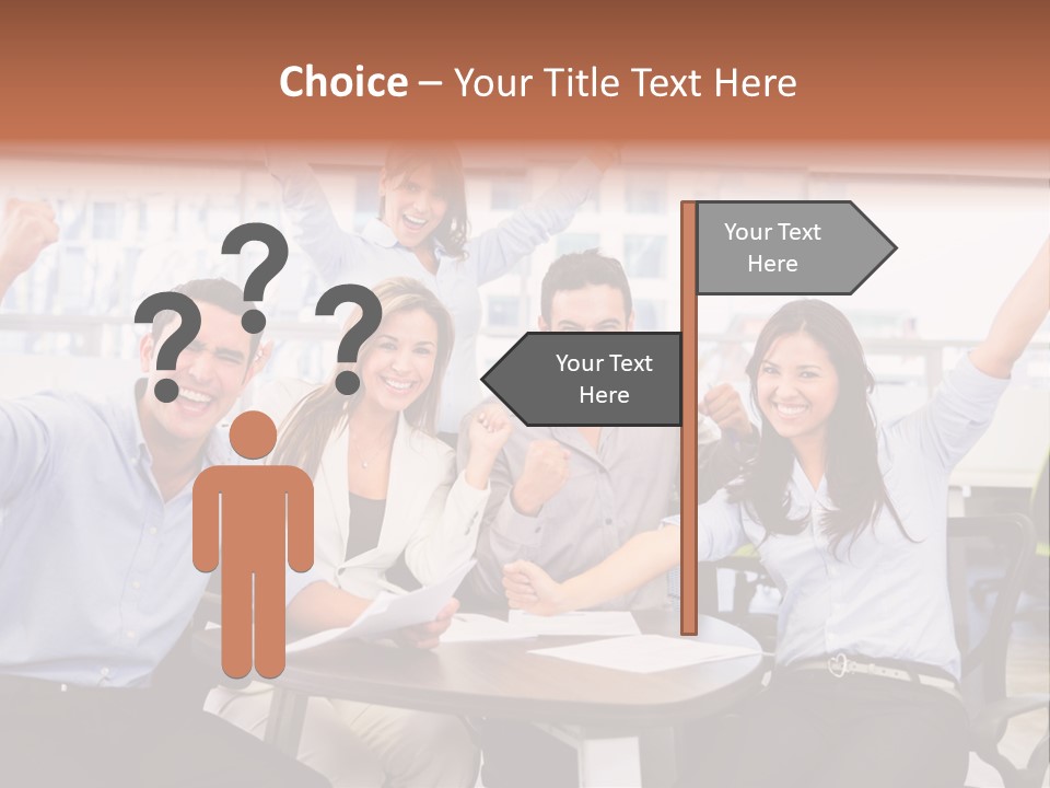 Businesspeople Adults Coworkers PowerPoint Template