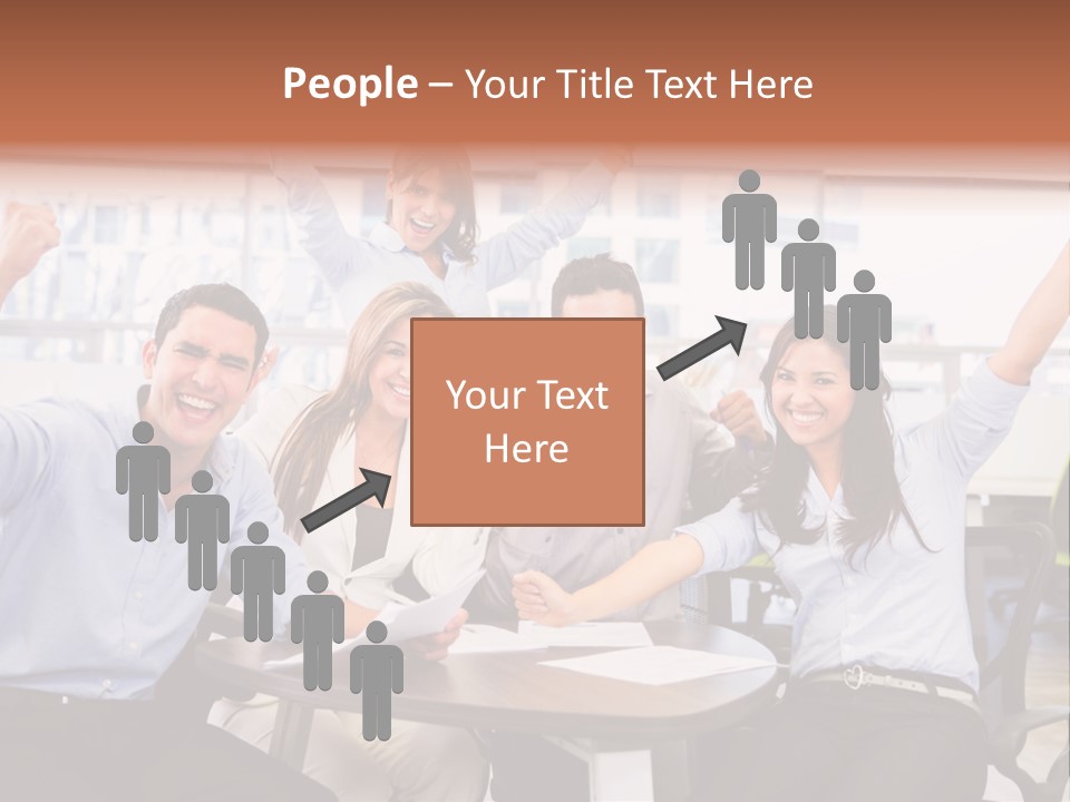 Businesspeople Adults Coworkers PowerPoint Template