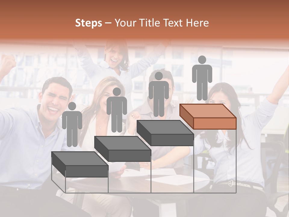 Businesspeople Adults Coworkers PowerPoint Template