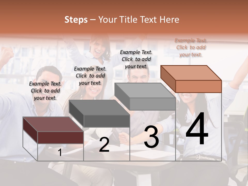 Businesspeople Adults Coworkers PowerPoint Template