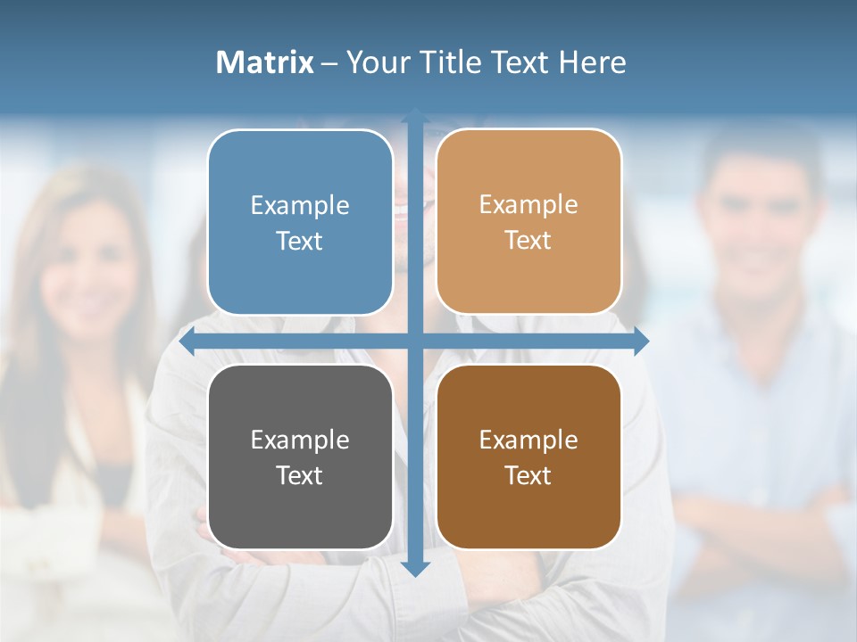 Happy Entrepreneurs Coworkers PowerPoint Template