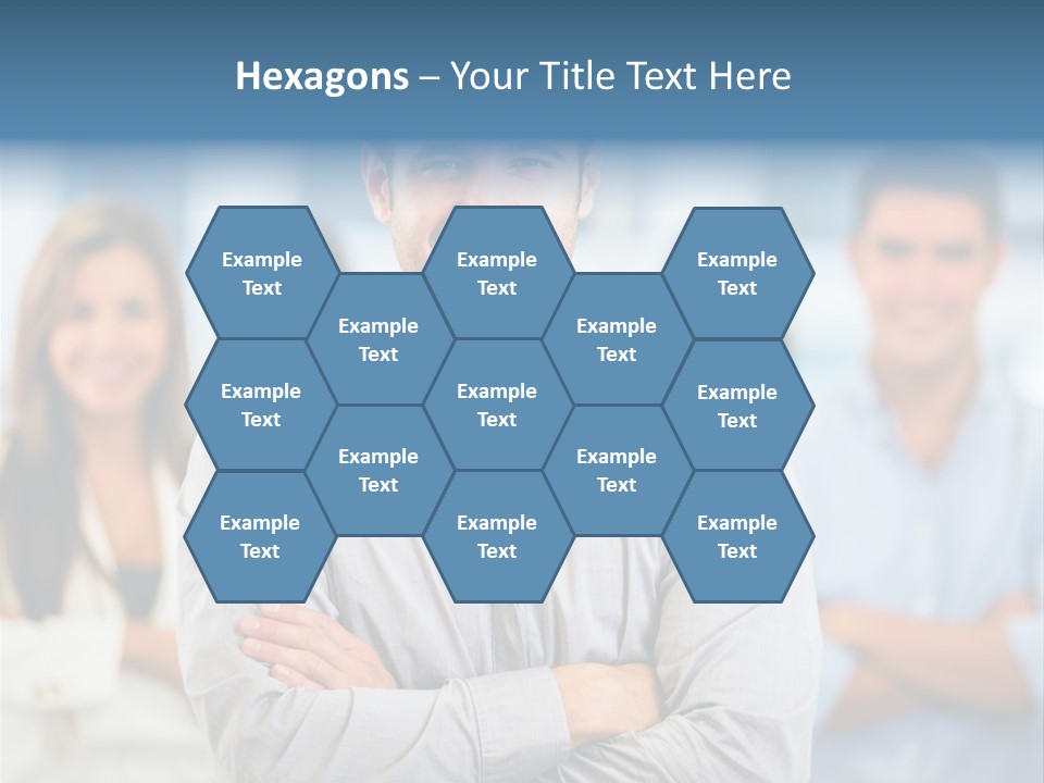 Happy Entrepreneurs Coworkers PowerPoint Template