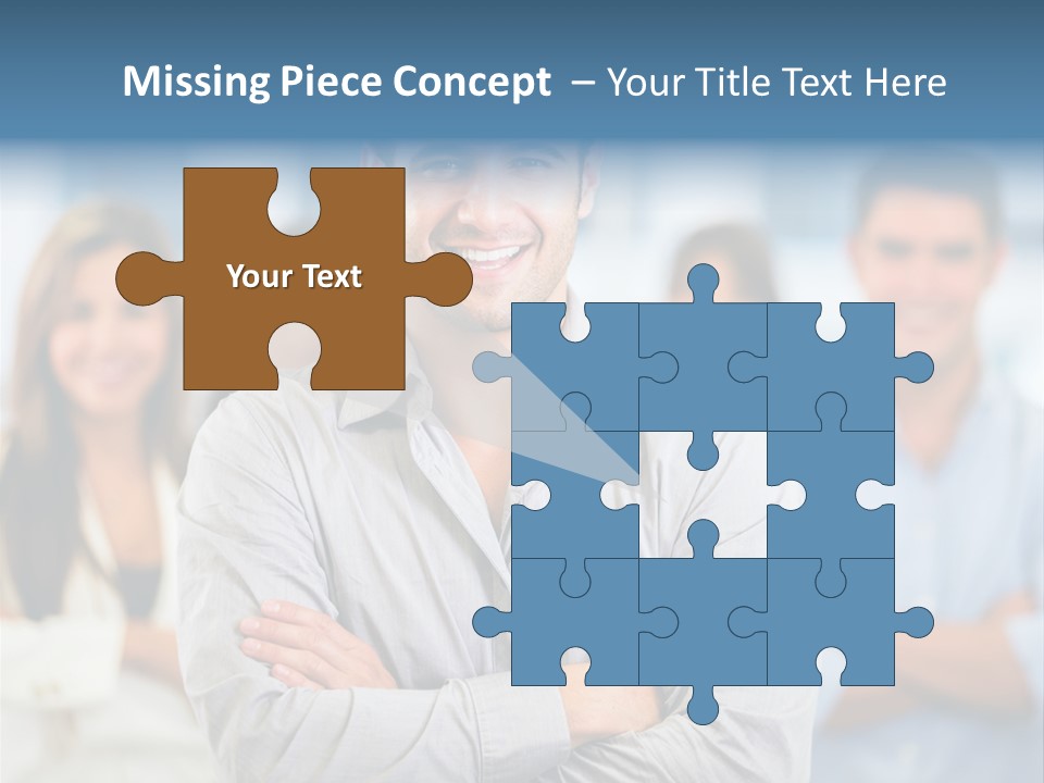 Happy Entrepreneurs Coworkers PowerPoint Template