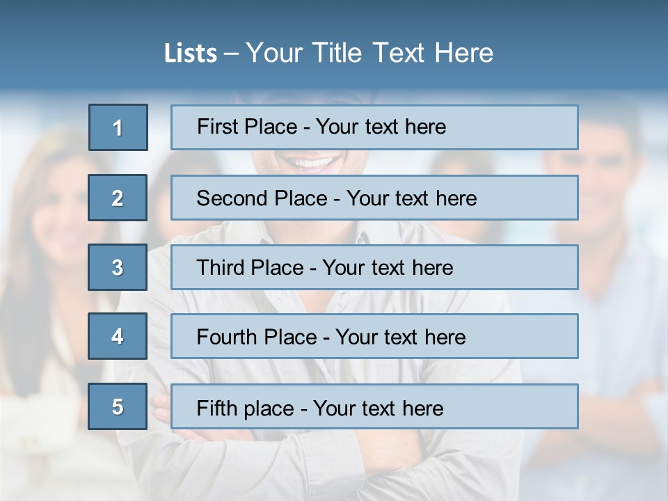 Happy Entrepreneurs Coworkers PowerPoint Template