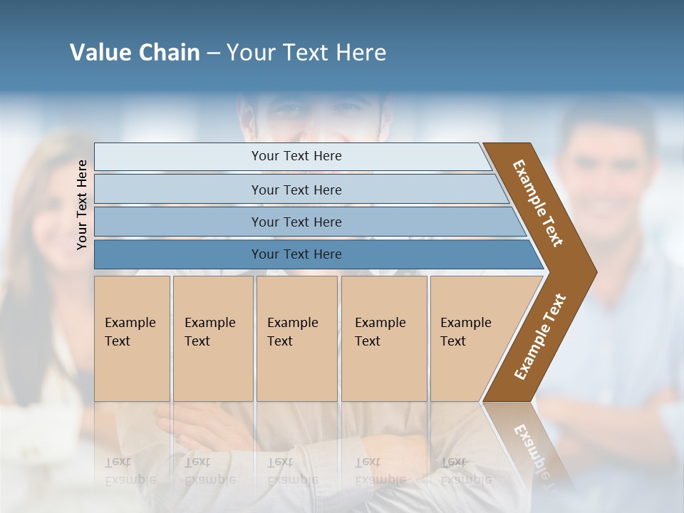 Happy Entrepreneurs Coworkers PowerPoint Template