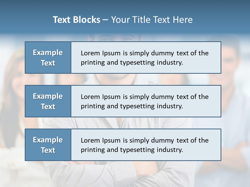 Happy Entrepreneurs Coworkers PowerPoint Template