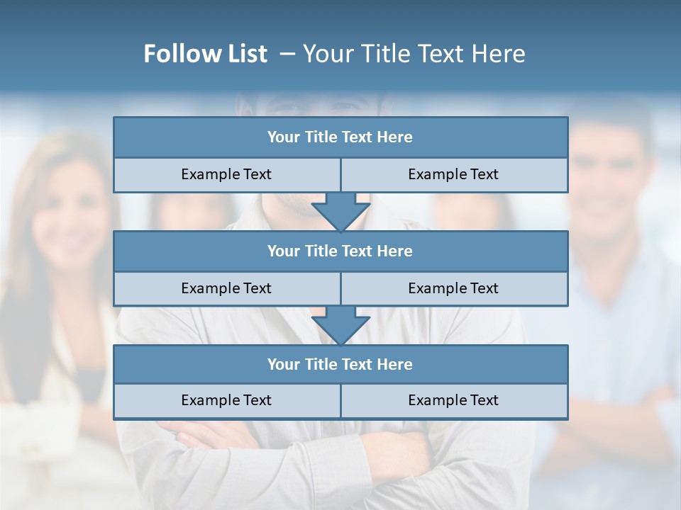 Happy Entrepreneurs Coworkers PowerPoint Template