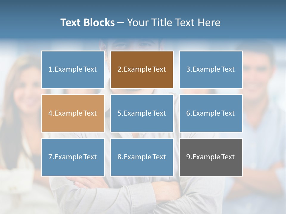 Happy Entrepreneurs Coworkers PowerPoint Template