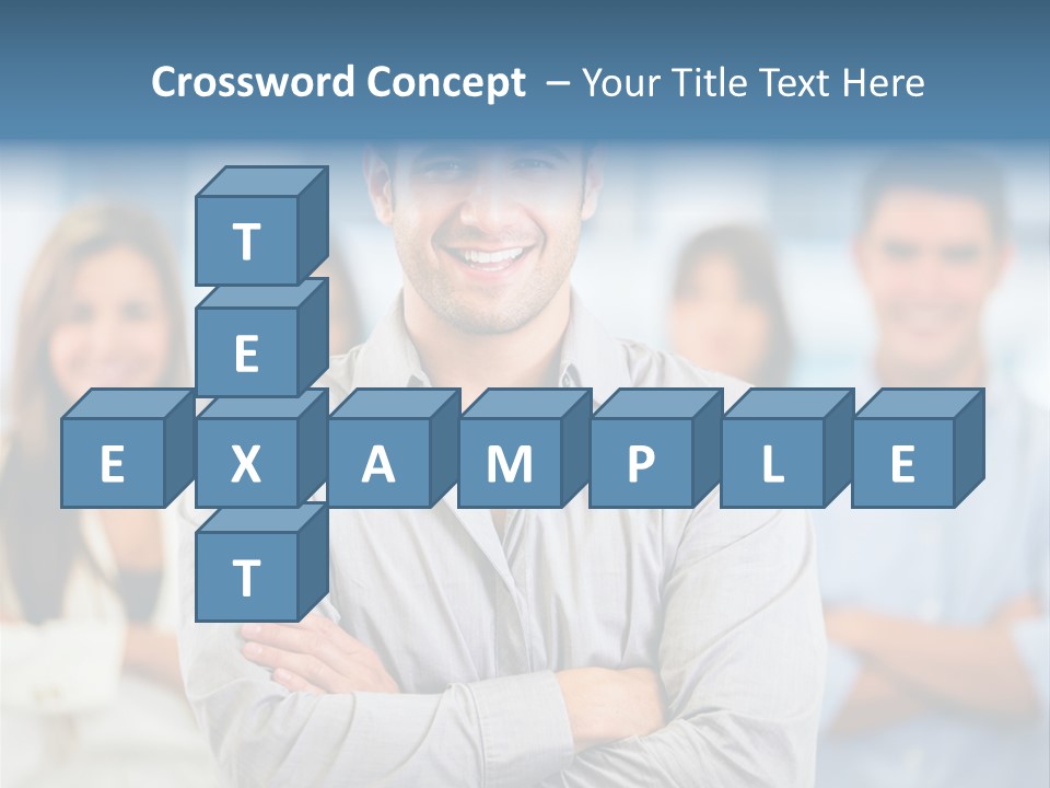 Happy Entrepreneurs Coworkers PowerPoint Template