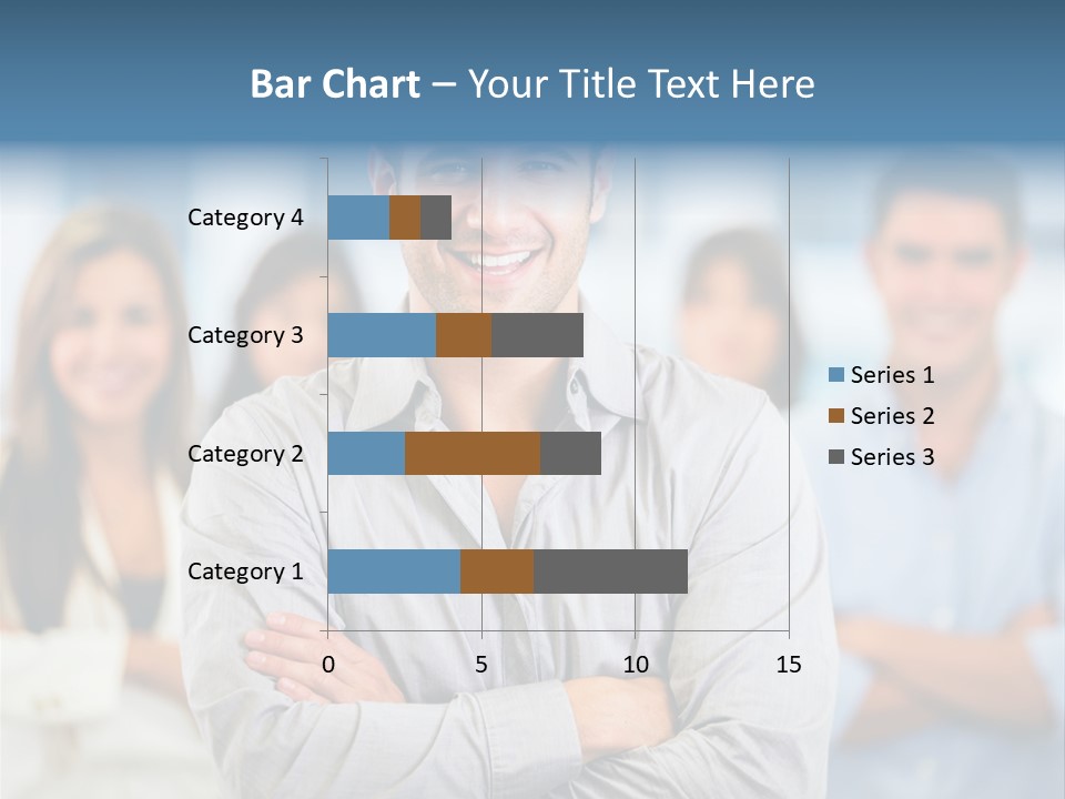Happy Entrepreneurs Coworkers PowerPoint Template