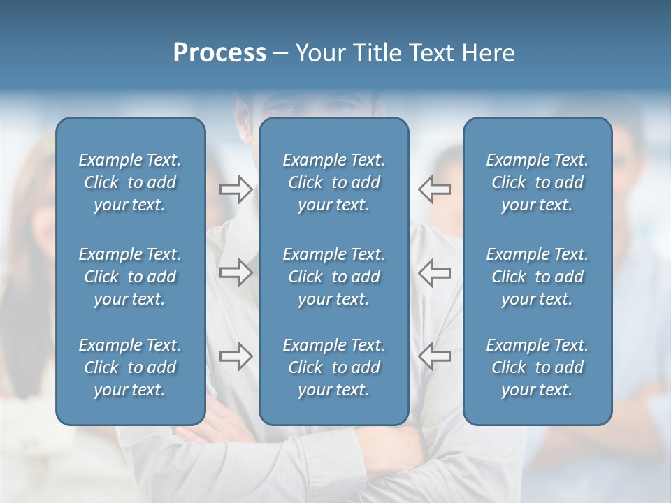 Happy Entrepreneurs Coworkers PowerPoint Template