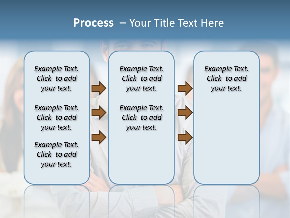 Happy Entrepreneurs Coworkers PowerPoint Template