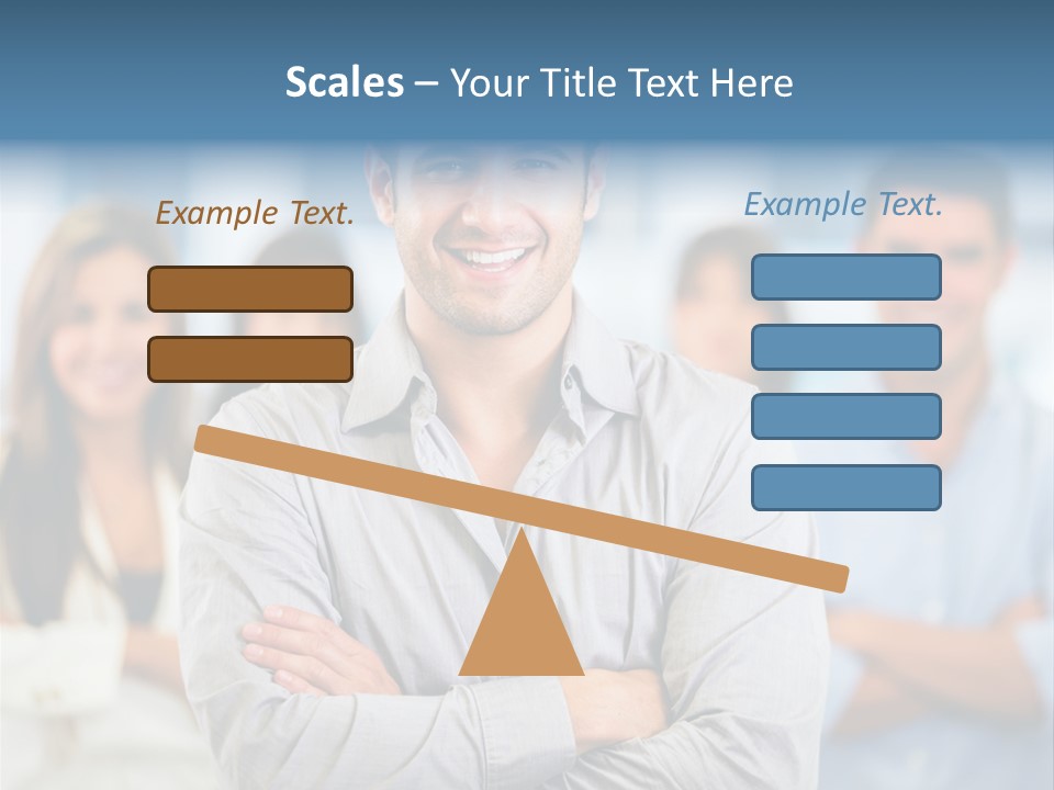 Happy Entrepreneurs Coworkers PowerPoint Template