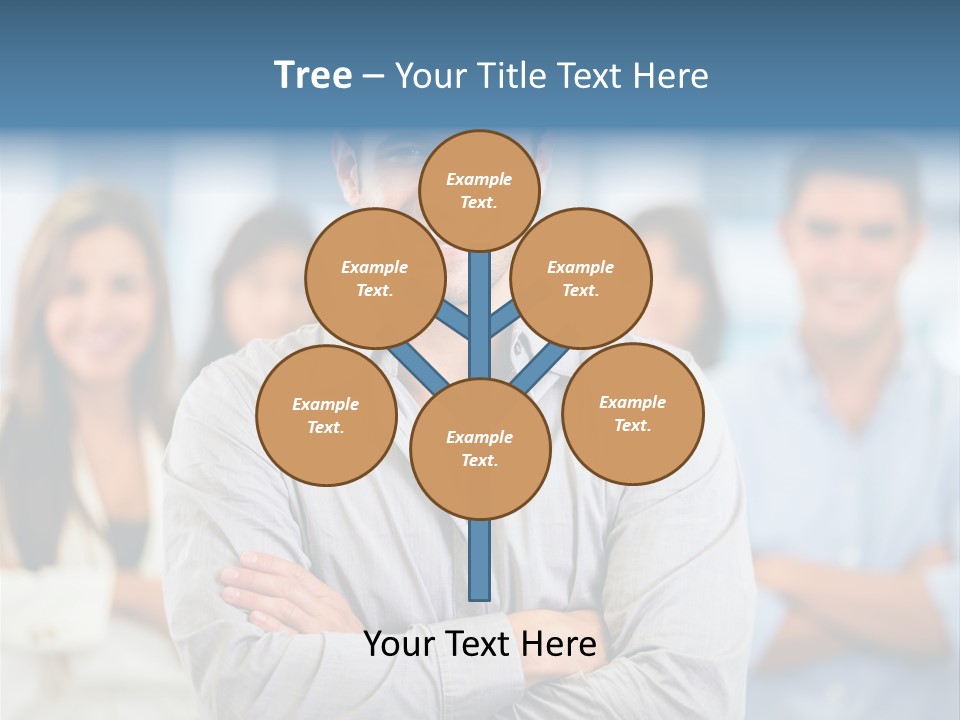 Happy Entrepreneurs Coworkers PowerPoint Template