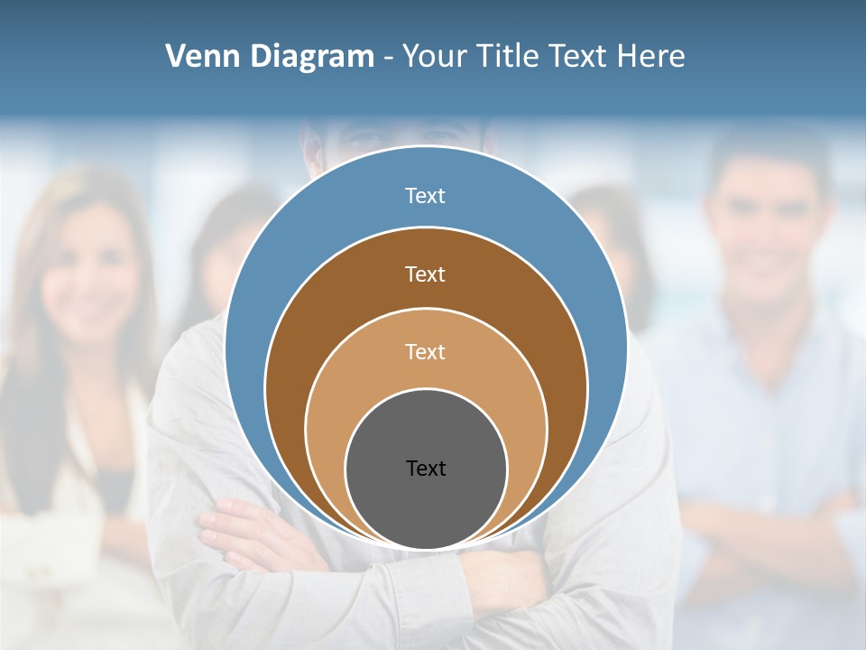 Happy Entrepreneurs Coworkers PowerPoint Template