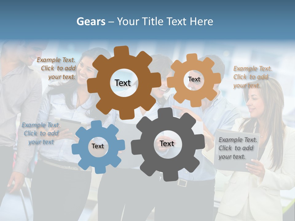 Hispanic People Entrepreneurs PowerPoint Template