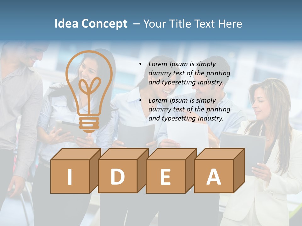 Hispanic People Entrepreneurs PowerPoint Template