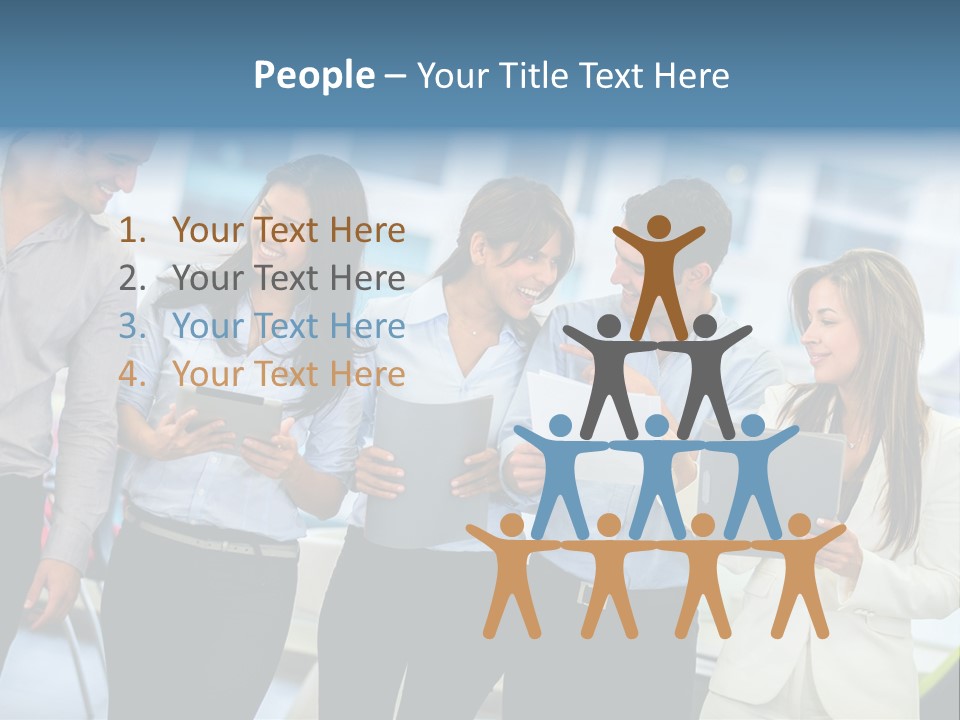 Hispanic People Entrepreneurs PowerPoint Template