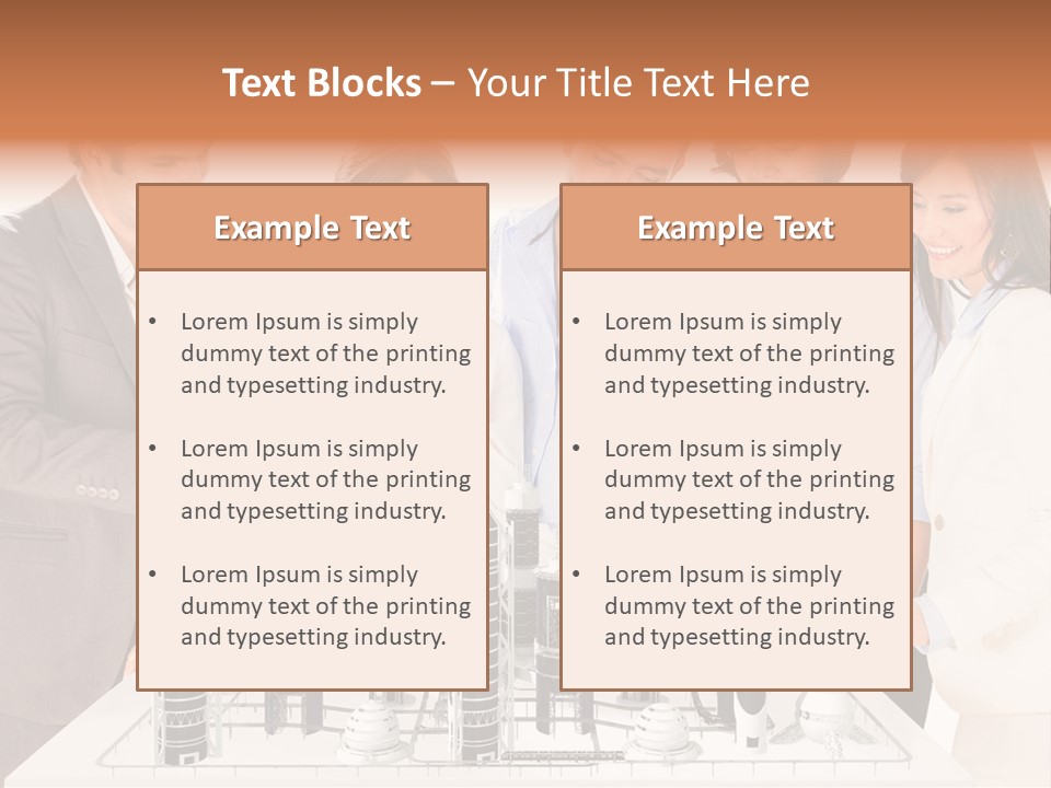 Architects People Coworkers PowerPoint Template