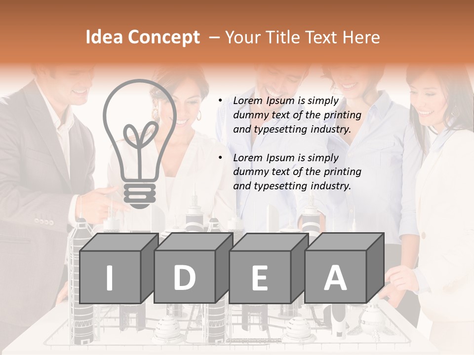 Architects People Coworkers PowerPoint Template