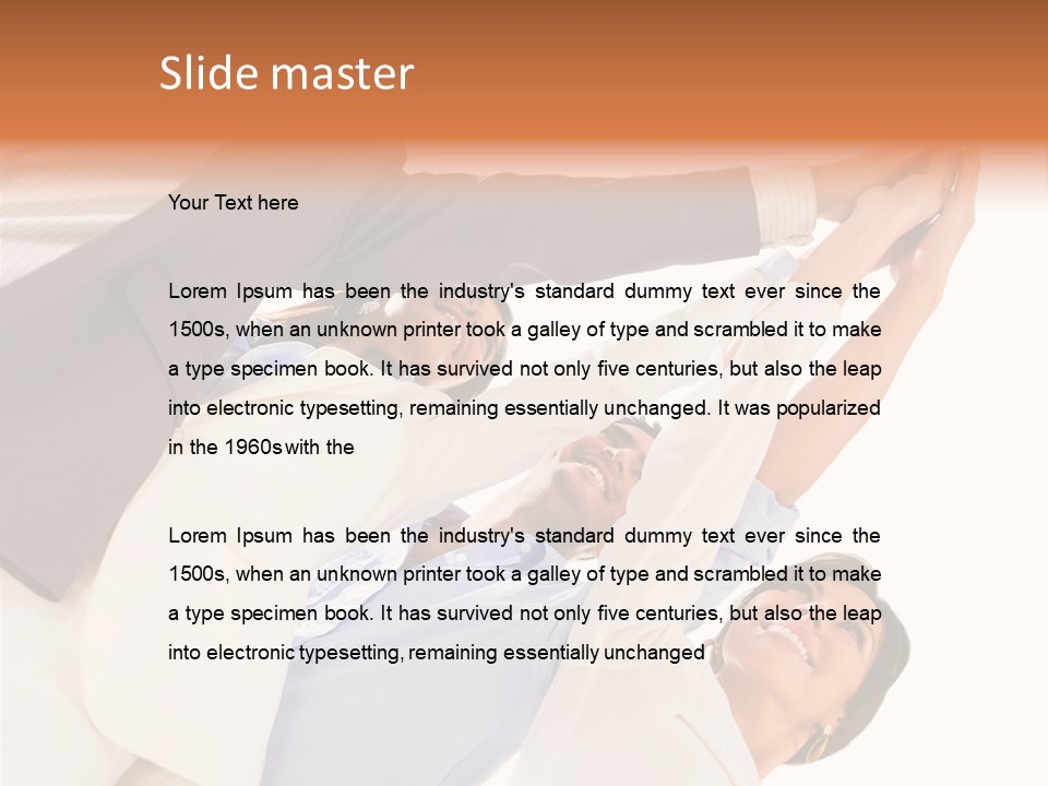 Latin Corporate Professionals PowerPoint Template