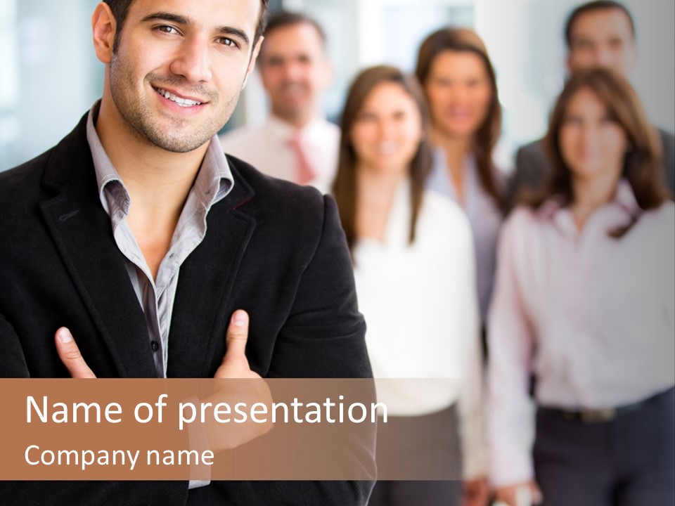 Worker People Attractive PowerPoint Template