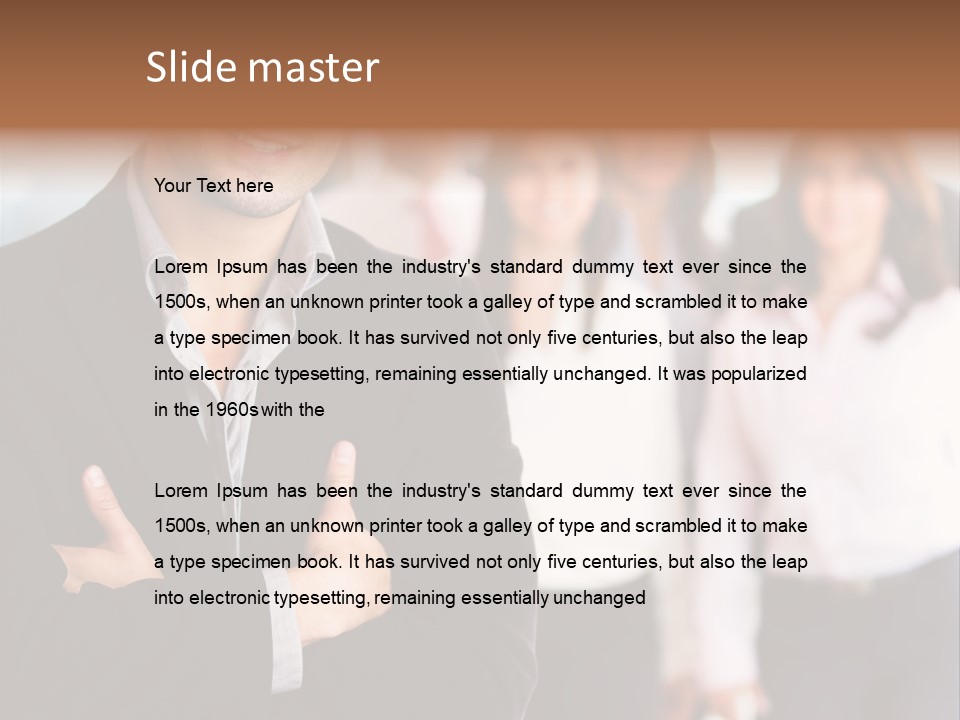 Worker People Attractive PowerPoint Template