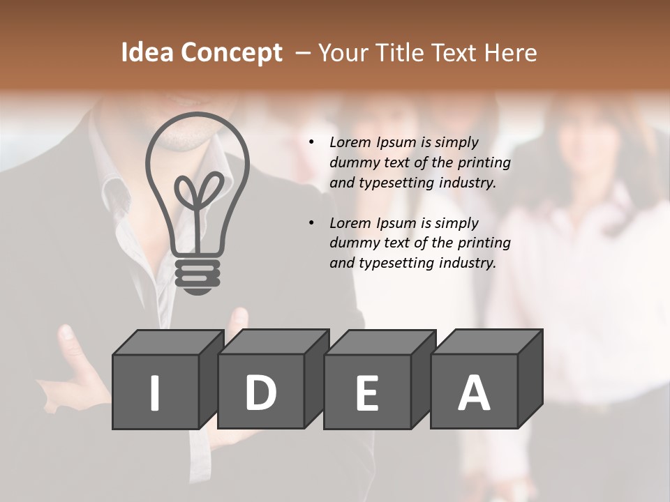 Worker People Attractive PowerPoint Template