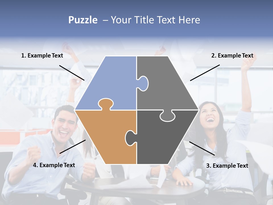 Triumph Smile Office PowerPoint Template