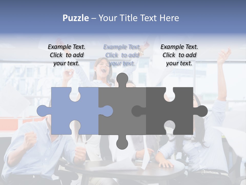Triumph Smile Office PowerPoint Template