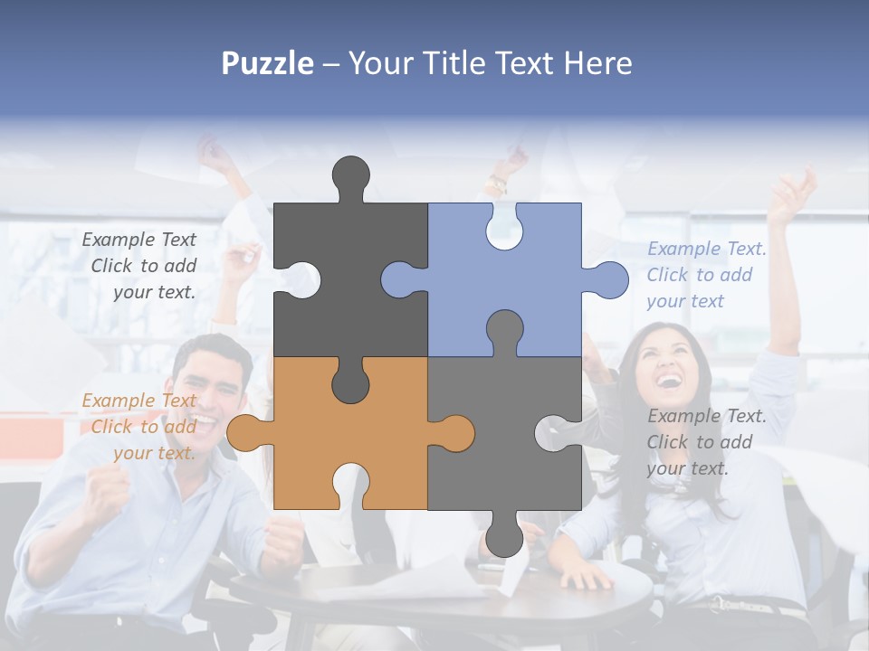 Triumph Smile Office PowerPoint Template