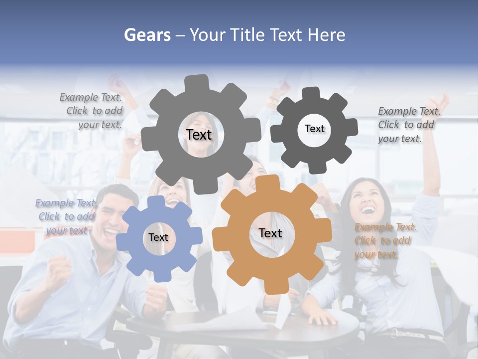 Triumph Smile Office PowerPoint Template