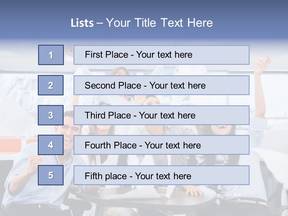 Triumph Smile Office PowerPoint Template