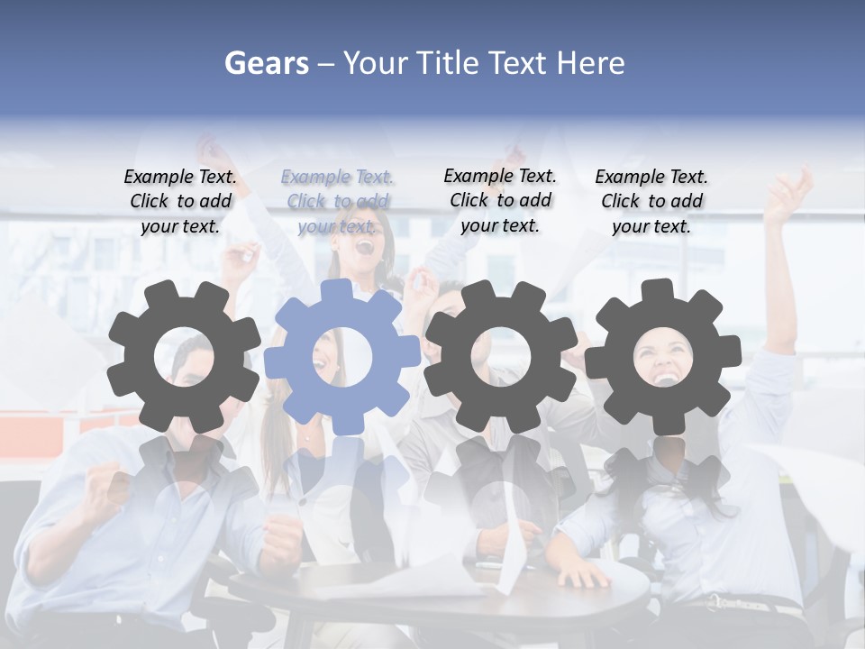 Triumph Smile Office PowerPoint Template