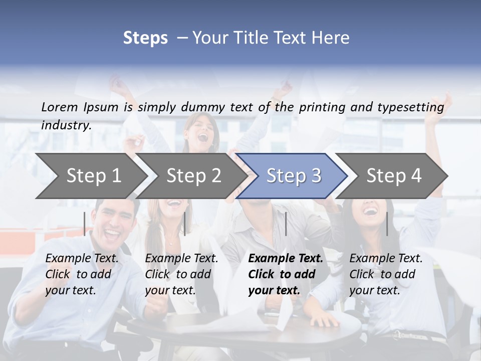 Triumph Smile Office PowerPoint Template