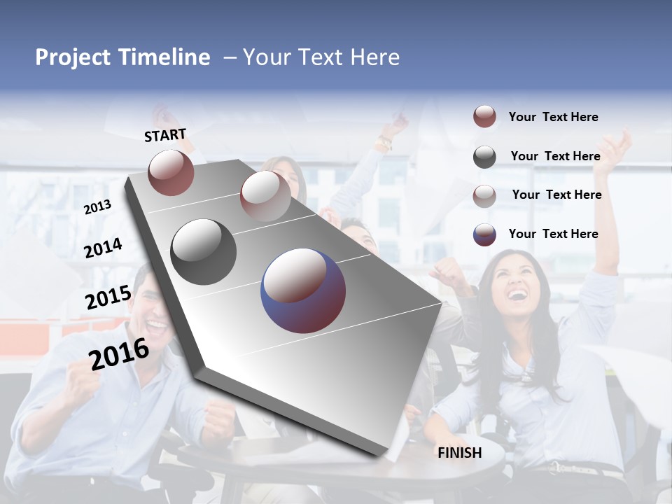 Triumph Smile Office PowerPoint Template