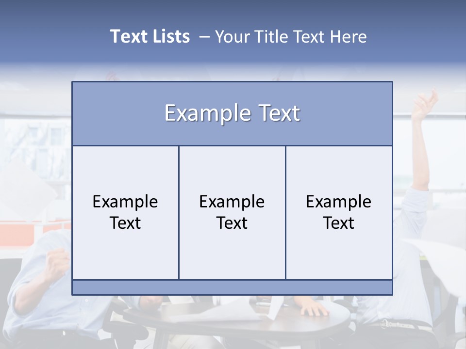 Triumph Smile Office PowerPoint Template