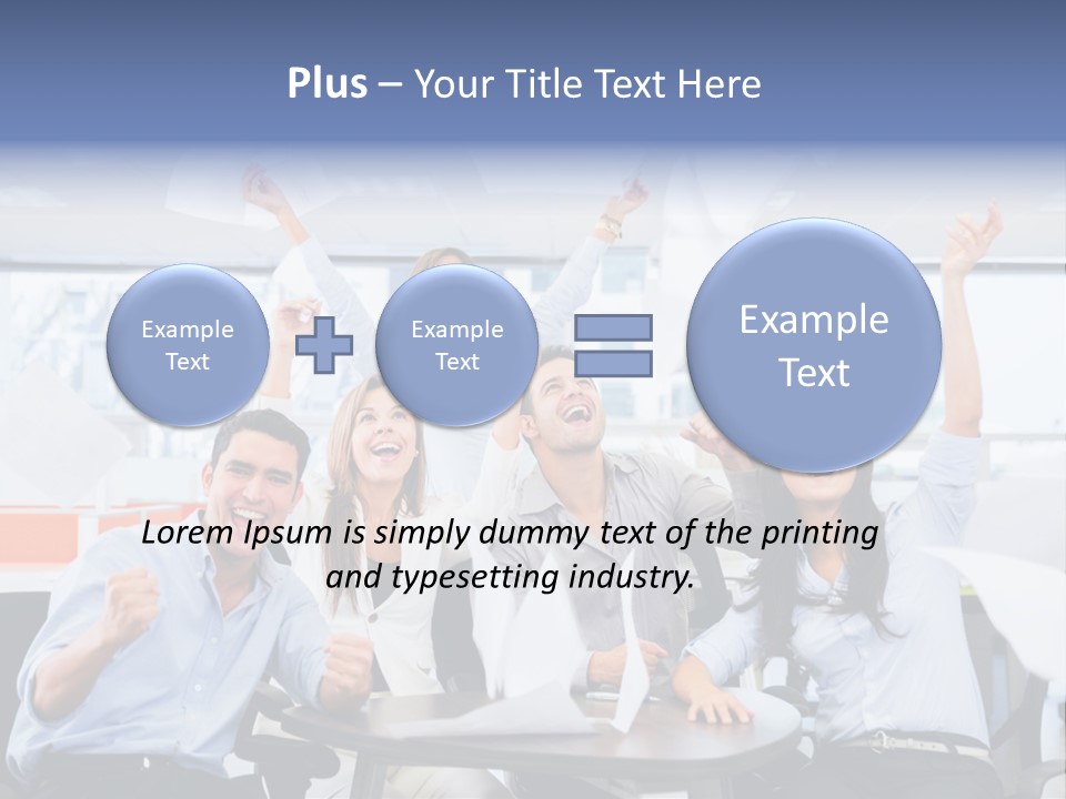 Triumph Smile Office PowerPoint Template