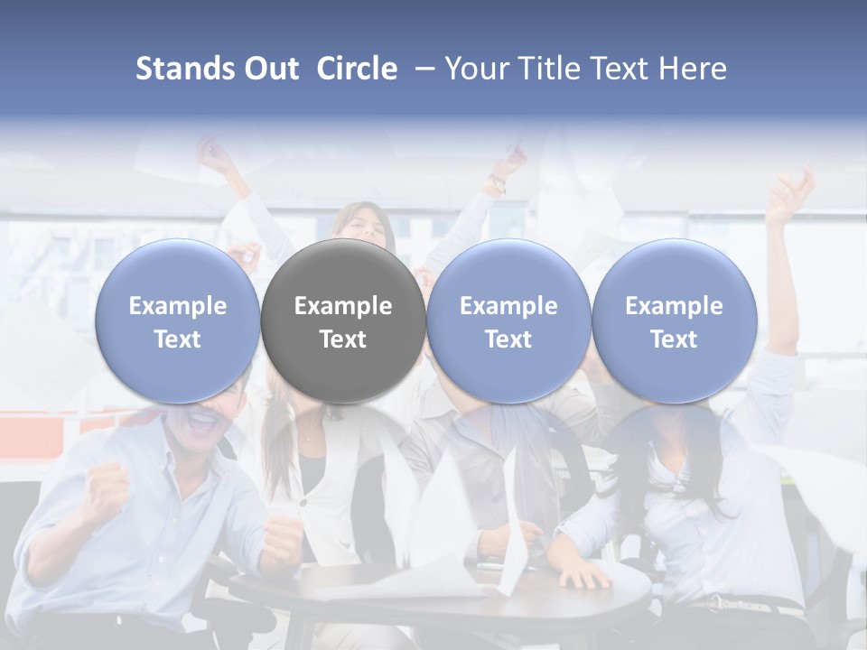 Triumph Smile Office PowerPoint Template