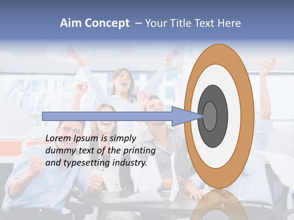 Triumph Smile Office PowerPoint Template