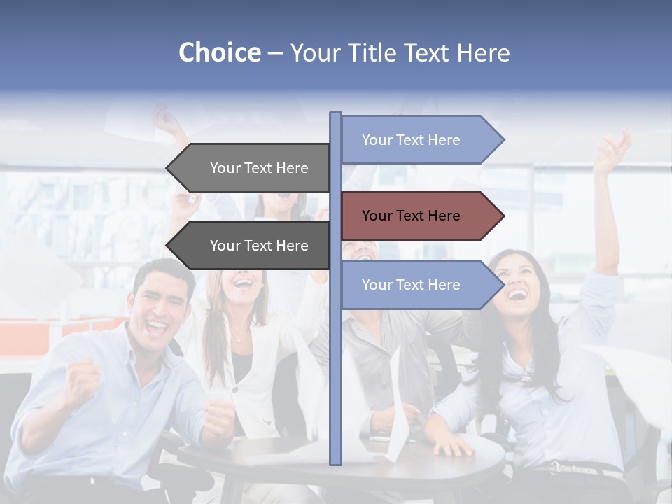 Triumph Smile Office PowerPoint Template