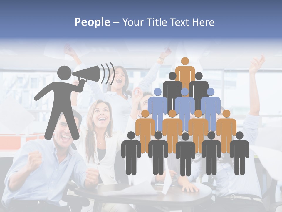 Triumph Smile Office PowerPoint Template