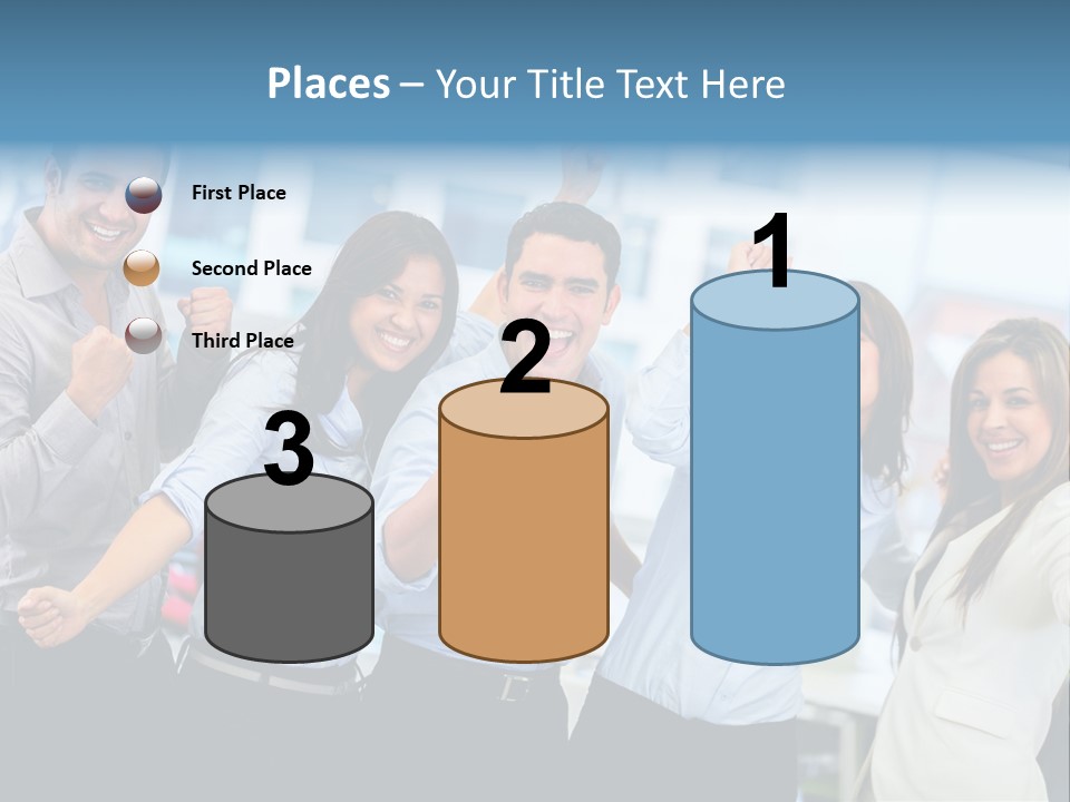 People Celebration Winners PowerPoint Template