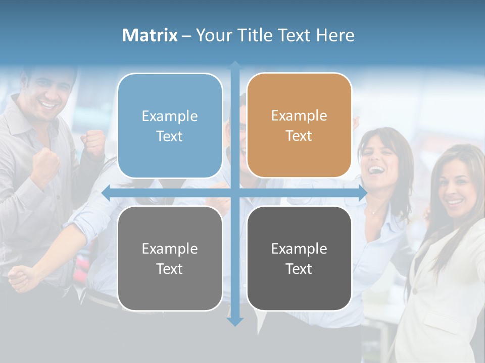 People Celebration Winners PowerPoint Template