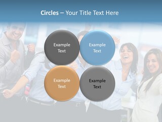 People Celebration Winners PowerPoint Template