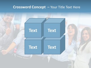 People Celebration Winners PowerPoint Template