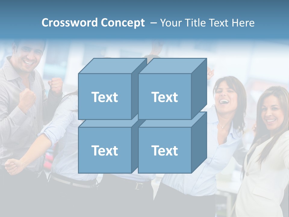 People Celebration Winners PowerPoint Template