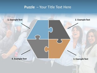 People Celebration Winners PowerPoint Template