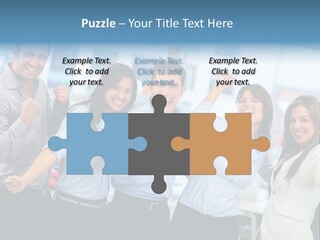People Celebration Winners PowerPoint Template